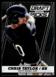 2013 Panini Prizm Perennial Draft Picks Chris Taylor Rookie Seattle Mariners #13 - Picture 1 of 2
