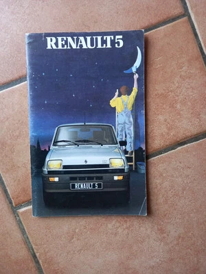 BROCHURE AUTO VINTAGE ITALIANO RENAULT 5 ANNI 80 40 pagine - Immagine 1 di 4