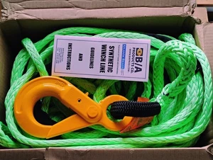 B/A Products 150' x 1/2" Synthetic Winch Line Rope Cable Self Lock Hook 7600 lbs - Bild 1 von 6