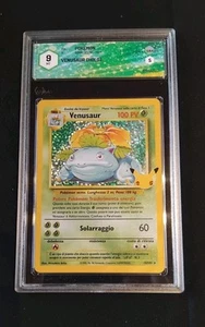 🔥POKEMON ITA 25TH🔥VENUSAUR HOLO 15/102🔥GRAN FESTA 2021🔥GRAAD 9 - Foto 1 di 5
