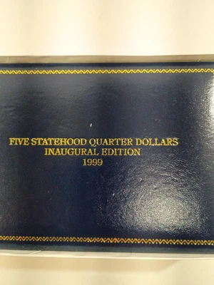 5 colorized statehood quarter collection 1999 NOS - Image 1 of 4