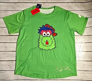 Camiseta Philadelphia Phillies Phanatic Verde Difusa CBP Exclusiva Para Hombre Talla L NUEVA - Imagen 1 de 11