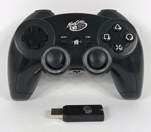 Mad Catz PS3 wireless controller black with dongle tested and working - Picture 1 of 9
