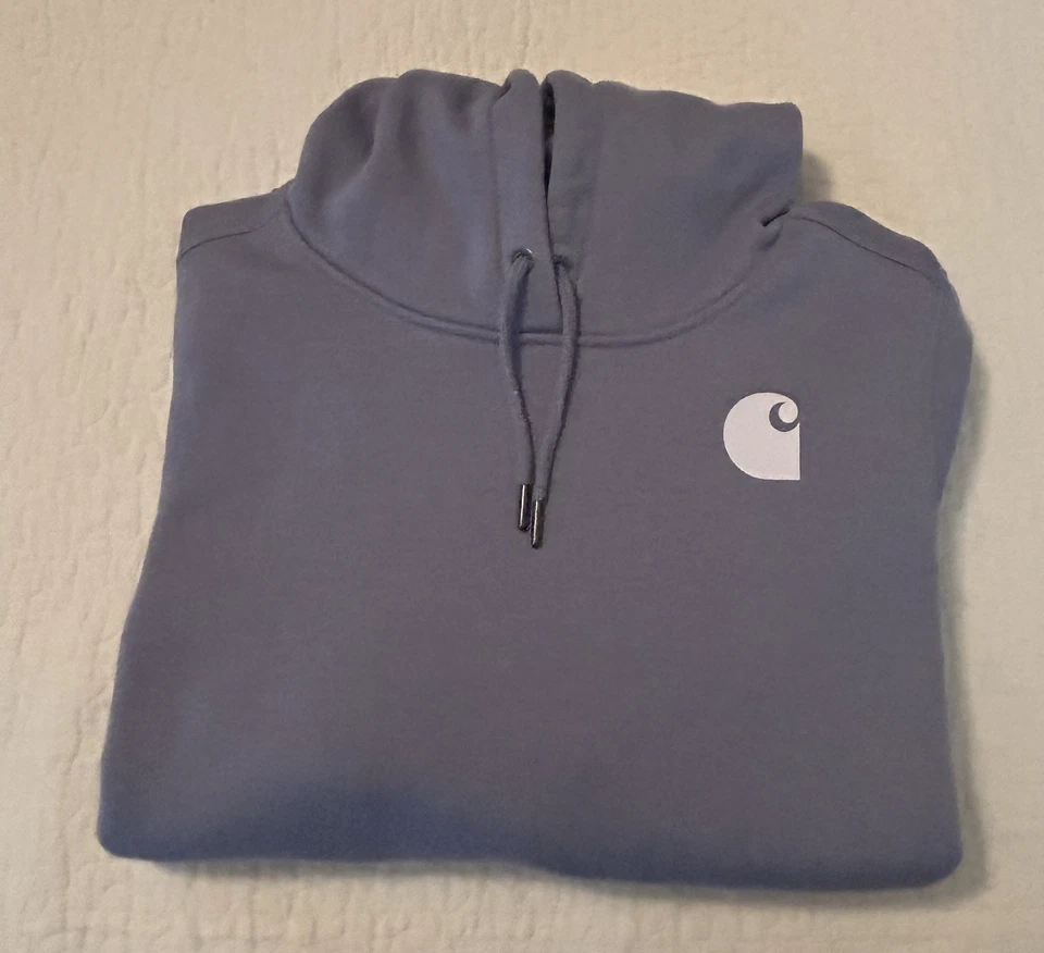 Carhartt Women’s SizeXL Relaxed Fit Light Light Blue Hoodie - Image 1 of 4