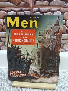 Vintage MEN Magazine April 1954 - Picture 1 of 4