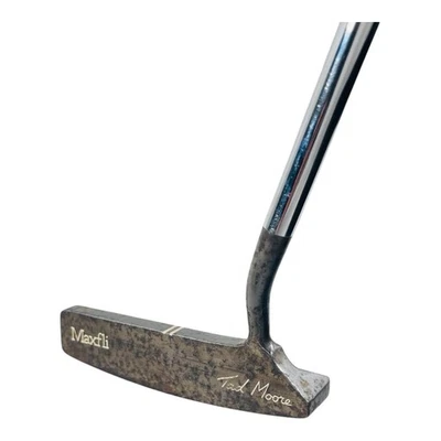 Maxfli Tad Moore TM-3 Putter True Temper Fluted Frequency Matched Steel 35" RH - Image 1 of 4