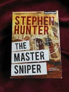Stephen Hunter - THE MASTER SNIPER - Unabridged audio book CDs - Foto 1 di 1
