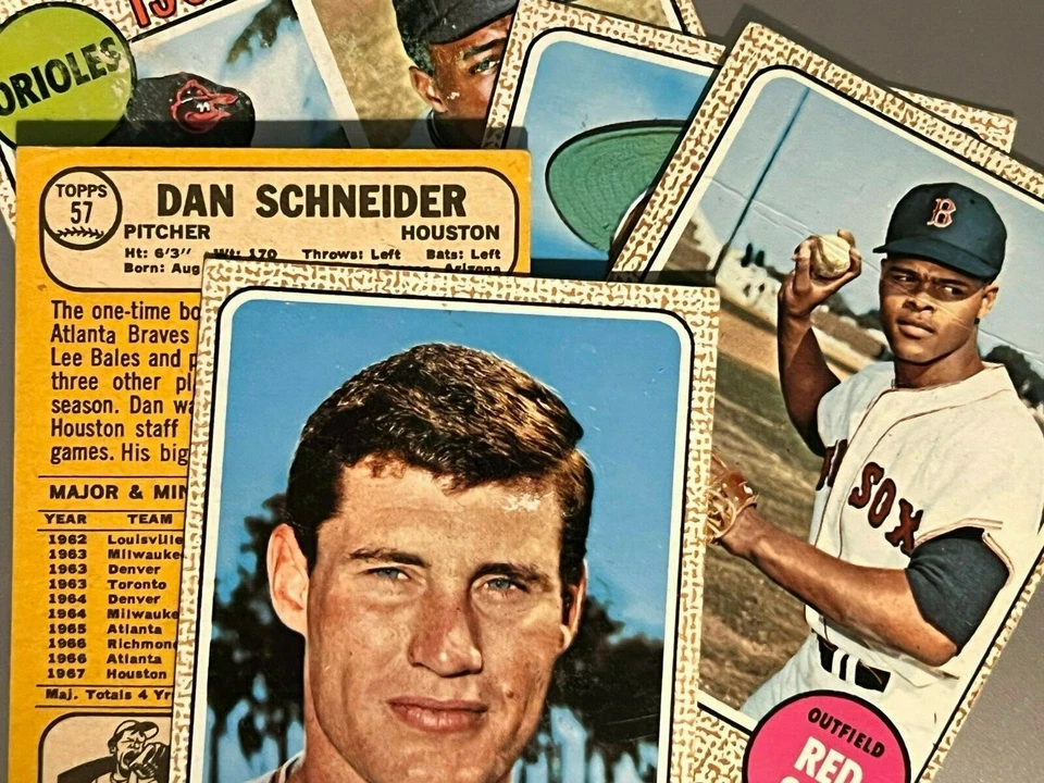 1968 Topps Baseball Singles - 1-457 -- Pick Your Card - Complete Your Set - Image 1 of 1