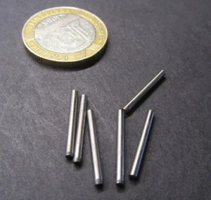 .001" Oversized Alloy Steel Dowel Pins 1/16" Dia x 5/8" Length, 25 Pieces - Picture 1 of 12