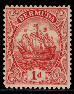 BERMUDA GV SG79, 1d escarlata, M COMO NUEVO. Cat £17. - Imagen 1 de 1