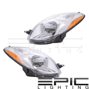 Headlights Headlamps For 2006-2008 Toyota Yaris Hatchback Pair Left right set - Picture 1 of 4