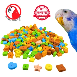 Bonka Bird Toys 1695 cuentas de espuma de colores 400 piezas dijes joyería suministros de cuentas - Imagen 1 de 8