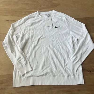 Suéter tejido Nike Golf Tiger Woods DR5291-100 blanco negro para hombre talla 2XL NUEVO CON ETIQUETAS Foto 1 de 4