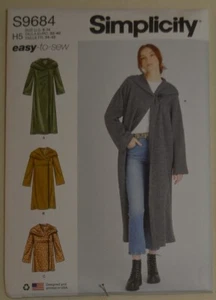 Simplicity - S9684 - Misses' Hooded Coats & Jacket w/ length variations - Picture 1 of 2