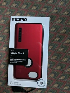 Incipio DualPro Schutzhülle für Google Pixel 2 Rot/Schwarz Neu in OVP - Bild 1 von 3