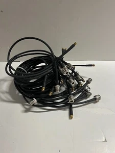 Menge 19 Koaxial HF Pigtail Kabel Stecker auf N Stecker ca. 24" lang - Bild 1 von 7