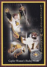1997-98 Minnesota Golden Gophers Womens #1 Julie Otto, Laura Tryba