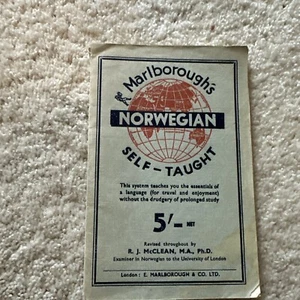 Marlboroughs Norwegian Self-Taught Language For Travel - Picture 1 of 6