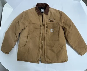 Carhartt Jacke Herren XL braun Canvas Arctic Trachtenmantel gesteppt LESEN - Bild 1 von 11