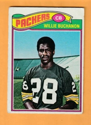 Willie Buchanon Green Bay Packers 1977 Topps #402 San Diego State Aztecs - Image 1 of 2