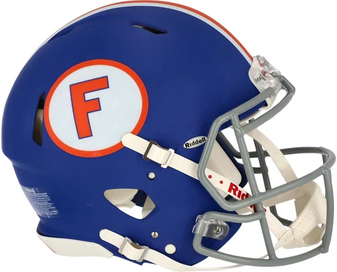 Florida Gators Unsigned Riddell Throwback Blue Speed Authentic Helmet Cover