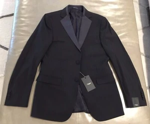 NWT Z-Zegna Mens Switzerland Midnight Blue 100% Wool Tuxedo Jacket 46R 36R $1895 - Picture 1 of 9