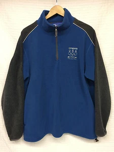 Chaqueta suéter de lana grande azul/gris TEAM USA Vancouver Olympics 2010 - Imagen 1 de 6