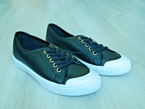New Look Marsha Ladies Slip-on Casual Trainers Black & White Size 8 / 41 NEW - Picture 1 of 8