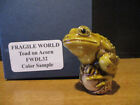 Harmony Kingdom Mps Fragile World Toad On Acorn Uk Made Figurine Color Sample
