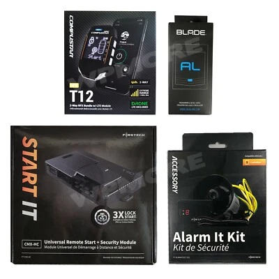 Compustar RFX-2WT12-SS + FT-CMX-HC StartIT+ FT-ALARMIT-KIT + Blade-AL CSX9900-AS - Image 1 of 4