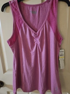 Top sin mangas para mujer Head L grande rosa activo ajuste ajustado dri-motion $30 - Imagen 1 de 3