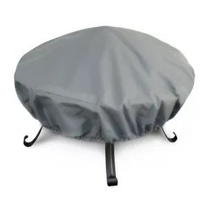 More details for waterproof fire pit cover bbq grill firepit protector dustproof uv patio garden