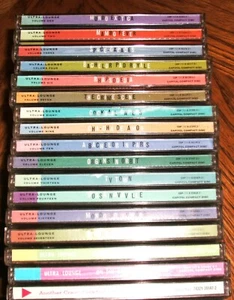 Ultra-Lounge: Volumes 1-4, 6-11, 13 14 16 17, On the Rocks 1 & 2 + 17 CD set - Picture 1 of 3