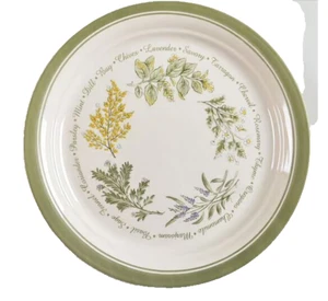 Corelle Corning Thymeless Herb Single Dinner Plate 10.25" Beige Olive Green EUC - Picture 1 of 1