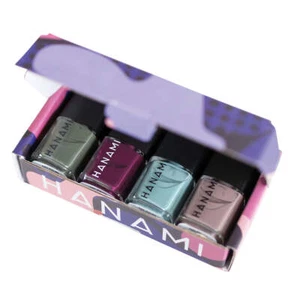 Hanami Nail Polish Collection Solstice 9ml x 4 Pack (Sherry, Stormy Weather, ... - Picture 1 of 1