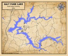 2024 Map of Salt Fork Lake Guernsey County Ohio