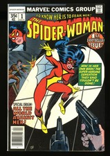 Spider-Woman #1 VF/NM 9.0 New costume and origin!
