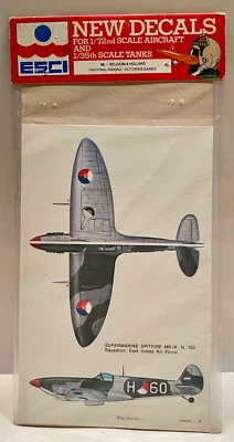 Esci New Decals 1/72 Aircraft 1/35 Tanks Belgium & Holland National Insigna - Immagine 1 di 3