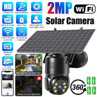 Solar Battery Powered Wifi Outdoor Home Security Camera System Wireless Pan/Tilt