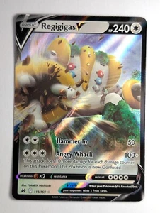 Regigigas V - 113/159 - Pokemon Crown Zenith Sword & Shield Ultra Rare Card NM - Bild 1 von 2