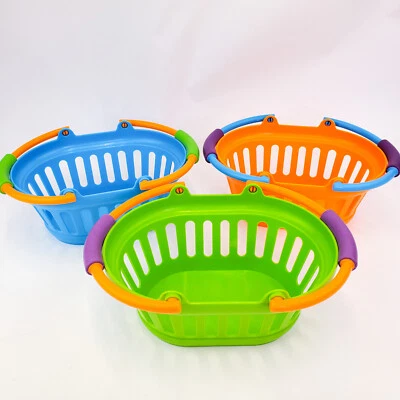 Learning Resources New Sprouts Lunch Baskets Set Lot of 3 Pretend Play Food Acc - Image 1 of 4