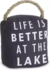 Pavilion Gift Company 72158 at the Lake Door Stopper, 5 by 6-Inch ,Black - Picture 1 of 2