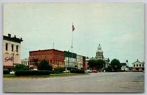 Postcard Public Square Bucyrus Ohio *5163 - Picture 1 of 2