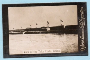 Cigarette Card China antique Taku Forts chinese Ogden's Guinea Gold - Foto 1 di 1