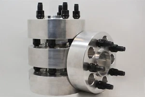 New 5x5.5" Hub Centric Wheel Adapters 3" Thick For 1994-2004 Dodge Ram 1000 - Picture 1 of 8