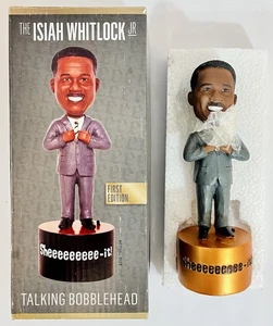 Isiah Whitlock Jr Clay Davis The Wire Sheeeit Bobblehead GOLD 1st EDITION SIGNED - Picture 1 of 9