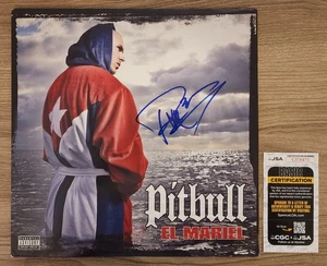 Pitbull Signed El Mariel Vinyl Record Album Mr. 305 Rapper Rap MIAMI LEGEND JSA - Picture 1 of 2