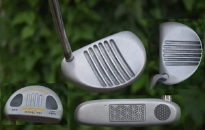 CUSTOM Flower of Life Engraved Slotline Model FS1 Mallet Putter / RH 35" - Picture 1 of 22