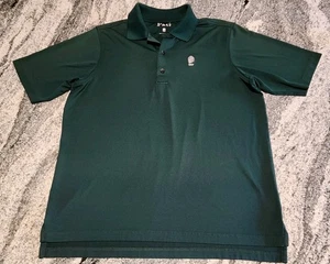 FAIRWAY GREENE POLO SHINNECOCK HILLS GOLF CLUB MENS MEDIUM GREEN EMBROIDED LOGO - Picture 1 of 8