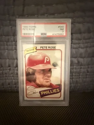1980 Topps - Pete Rose #540 Philadelphia Phillies Baseball Card - Image 1 of 4